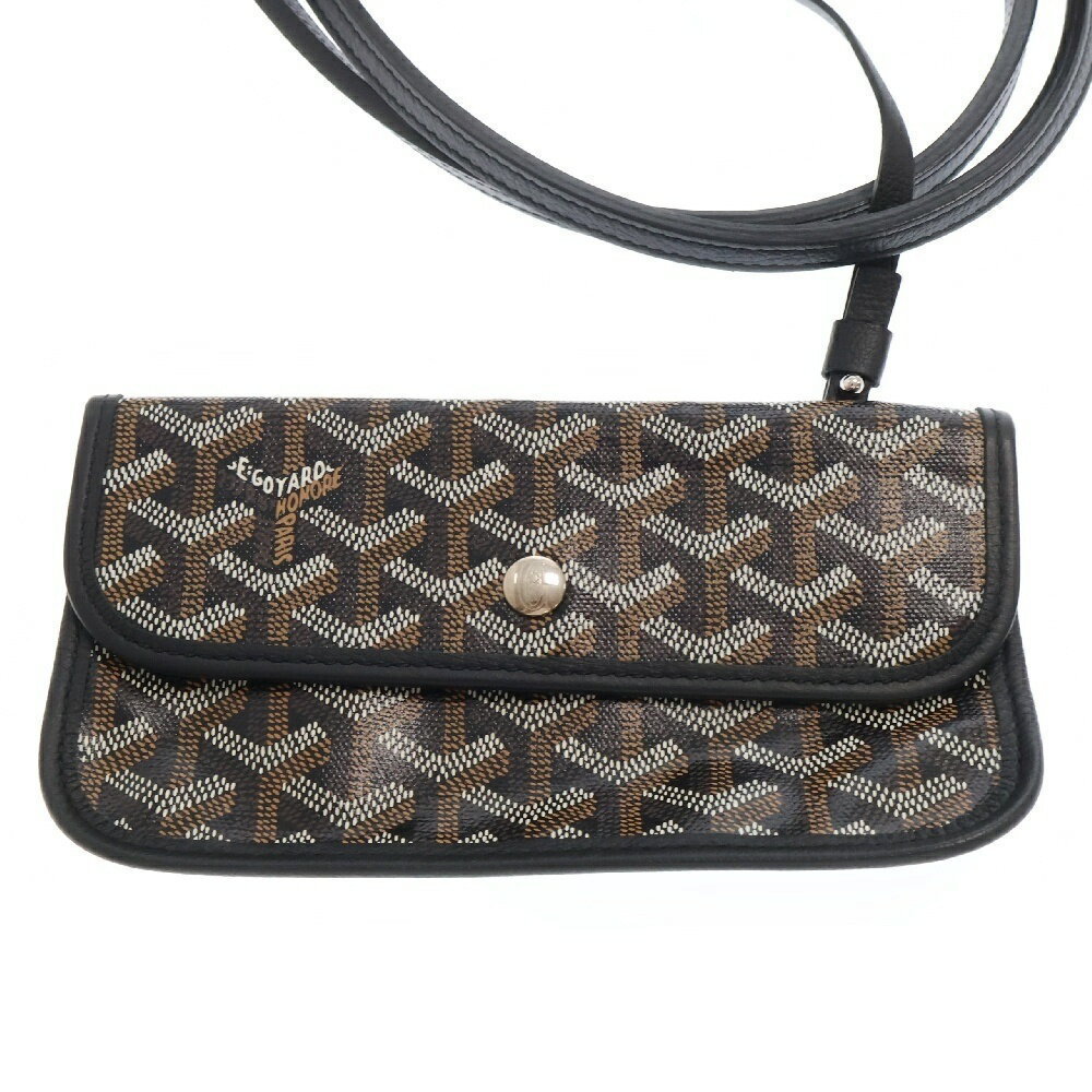 GOYARD Saint Louis GM Handbag Tote Shoulder Bag Black Brown - Picture 5 of 5